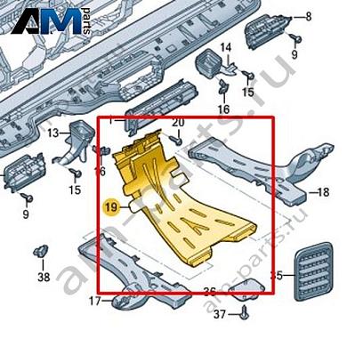 Воздуховод отопления задней части салона Volkswagen id-Buzz 2023-2024 1N3819803AКупить воздуховод отопления задней части салона 1N3819803A Фольксваген id-Buzz 2023-2024 по минимальной цене