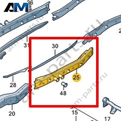 Лонжерон Volkswagen AMAROK 2017-2022 2H6802033Купить лонжерон 2H6802033 Фольксваген Амараок 2017-2022- бесплатная доставка