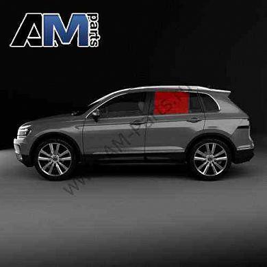 Стекло двери заднее левое Tiguan (тонированное) 5NR845025A