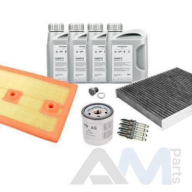 Оригинальный комплект ТО-2/4 Volkswagen Touran с (2015-2020) 1.2 TFSI (LL3 с допуском 504/507)