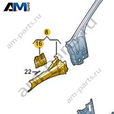 Усилитель брызговика Volkswagen T-Roc Cross 2019-2024 2GM810135AКупить усилитель брызговика 2GM810135A для Фольксваген Т-рок Кросс 2019-2024- бесплатная доставка