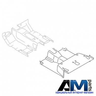 Настил пола (резина) зад Amarok 2H7863711JRX9