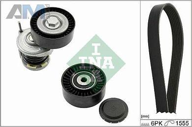 Комплект замены ремня генератора INA (529053510) Audi Q5 (8R) 2008-2017 2.0TDI