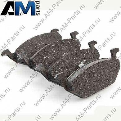 Колодки тормозные передние Рапид 6R0698151A