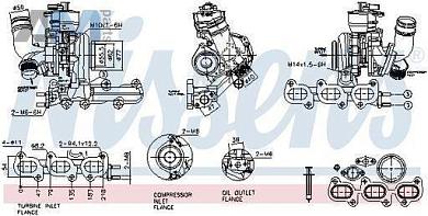 Впускной коллектор NISSENS (93466) на Audi A1 (8X) 2011-2018 1.4TSI