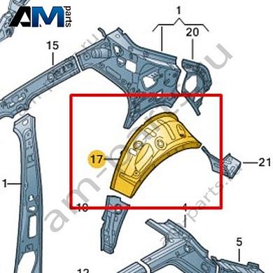 Подкрылок Volkswagen T-Roc 2018-2024 2GA809411Купить подкрылок 2GA809411 для Фольксваген Т-рок 2018-2024- акция