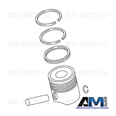 Поршень в сборе для Polo Sedan (2020-2023) 1.4TSI 04E107065GF