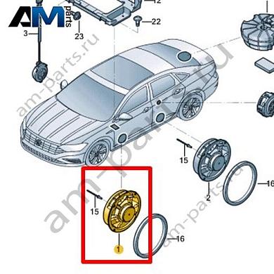 Низкочастотный динамик Volkswagen Jetta VII 2020-2024 17A035453Купить низкочастотный динамик 17A035453 Фольксваген Джетта VII 2020-2024- бесплатная доставка