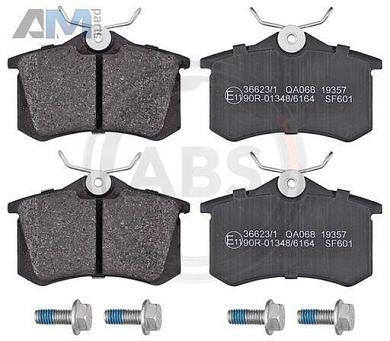 Задние тормозные колодки ABS 366231 Audi A3 (8P) 2003-2012