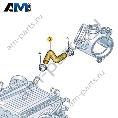 Шланг VAG 059145405CКупить шланг 059145405C на Фольксваген/Ауди/Шкоду по минимальной цене