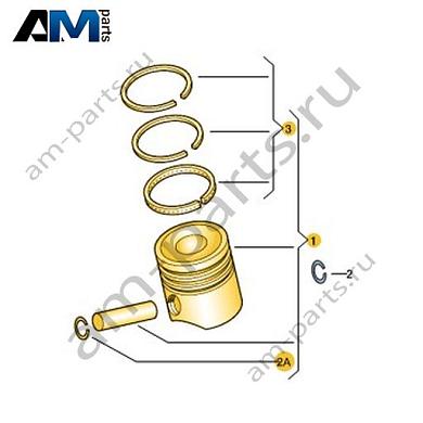 Поршень в сборе VAG 06H107065DNКупить поршень в сборе 06H107065DN Фольксваген/Ауди/Шкода на выгодных условиях