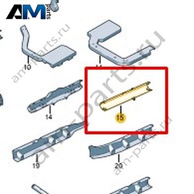 Канал для кабеля Volkswagen Crafter 2012-2016 2E0971341AJКупить канал для кабеля 2E0971341AJ для Фольксваген Крафтер 2012-2016 на выгодных условиях