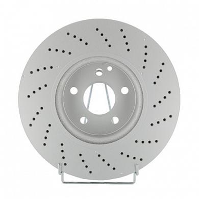 Диск тормозной передний ATE на Mercedes W212 E500 24.0132-0100.1