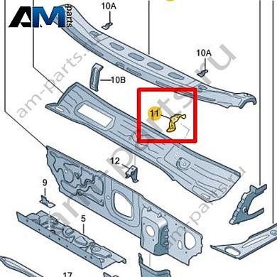 Крепежный элемент Volkswagen Jetta VII 2020-2024 17A805475Купить крепежный элемент 17A805475 на Фольксваген Джетта VII 2020-2024- акция