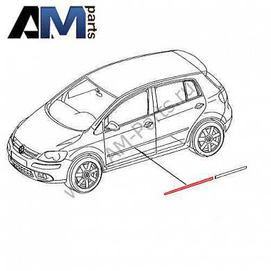 Накладка защитная для двери на Volkswagen 5M0853515BGRUКупить оригинальную накладку защитную для двери для Volkswagen 5M0853515BGRU- Запчасти от дилера