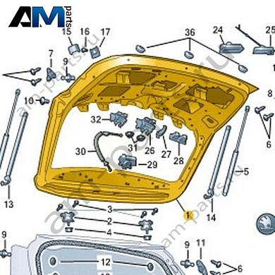 Крышка багажного отсека Volkswagen Taos 2021-2023 2GL827025CКупить крышку багажного отсека 2GL827025C Фольксваген Таос 2021-2023- бесплатная доставка