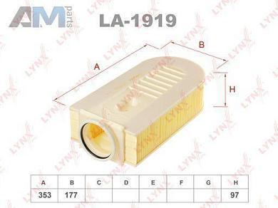 Воздушный фильтр LYNX для Mercedes GLK 220/250 CDI LA-1919