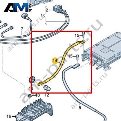 Провод массы Volkswagen id-Buzz 2023-2024 1N3971238Купить провод массы 1N3971238 на Фольксваген id-Buzz 2023-2024 на выгодных условиях