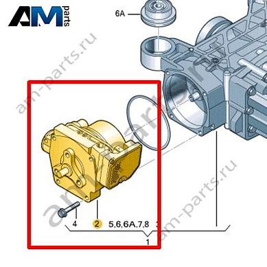 Муфта полного привода VAG 0BR525554AКупить муфту полного привода 0BR525554A на Фольксваген/Ауди/Шкоду- спец. Цена