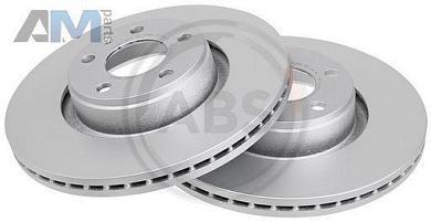 Передние тормозные диски ABS 17625 на Audi A6 (С6) 2004-2011