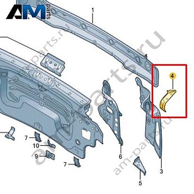 Замыкающая панель Volkswagen id3 2020-2024 10A813537AКупить замыкающую панель 10A813537A Фольксваген id3 2020-2024- спец. Цена