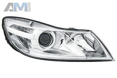 Фара галогеновая правая (1EL247052261) HELLA для Skoda Octavia A5 (2004-2013)