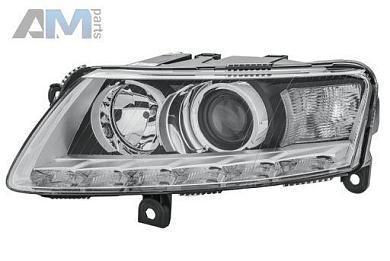 Ксеноновая левая фара (1EL009925511) HELLA Audi A6 (С6) 2004-2011