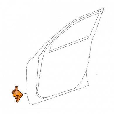 Петля передней правой двери нижняя Mercedes S-class W222 A2227205201