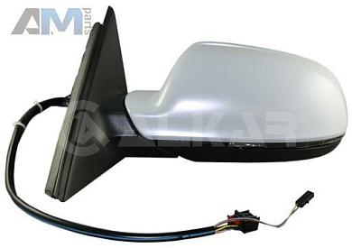 Зеркало левое (водительское) (6149784) ALKAR Audi A3 (8P) 2003-2012