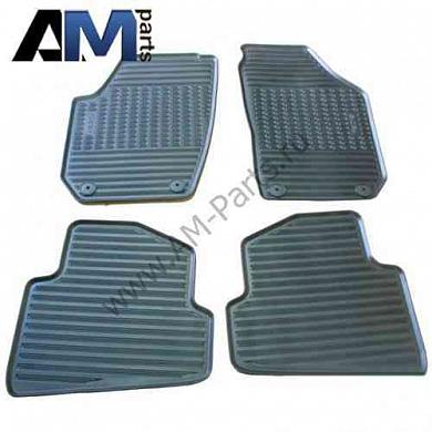 Комплект ковров салона резина Фабия 5J1061550