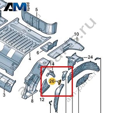 Кронштейн для спинки Volkswagen id3 2020-2024 1EA813721Купить кронштейн для спинки 1EA813721 на Фольксваген id3 2020-2024 на выгодных условиях