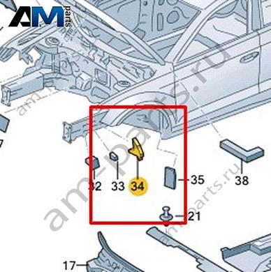 Шумоизоляция крыла Volkswagen T-Roc 2018-2024 2GA864237Купить шумоизоляцию крыла 2GA864237 для Фольксваген Т-рок 2018-2024- гарантия наличия
