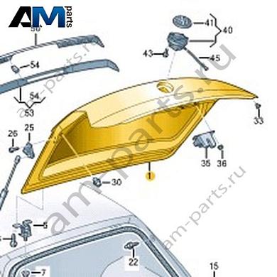 Крышка багажного отсека Volkswagen Taigo 2022-2024 2G6827025BКупить крышку багажного отсека 2G6827025B для Фольксваген Тайго 2022-2024 по минимальной цене