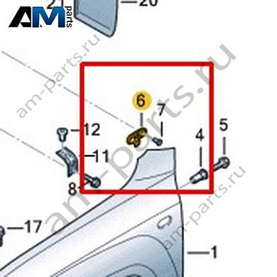 Опора Volkswagen AMAROK 2013-2016 2H0864517BКупить опору 2H0864517B на Фольксваген Амараок 2013-2016- спец. Цена