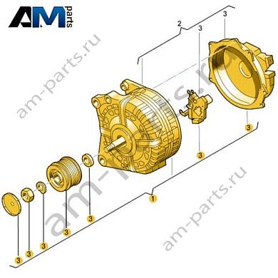 Генератор VAG 04L903017CКупить генератор 04L903017C на Фольксваген/Ауди/Шкоду- гарантия наличия