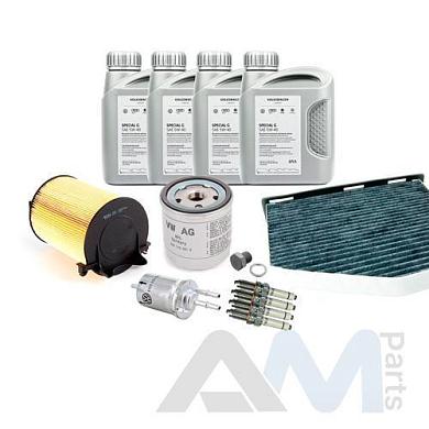 Оригинальный набор для ТО-4 Caddy 1.4TSI 2015-2021 с маслом 5W40