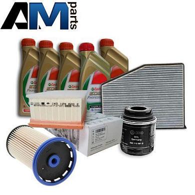 Набор для ТО-2/4 Skoda Yeti 2.0 TDI (масло Castrol LL3 5W30 504/507)