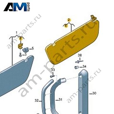 Солнцезащитный козырек Volkswagen Crafter 2012-2016 2E0857552CКупить солнцезащитный козырек 2E0857552C на Фольксваген Крафтер 2012-2016- бесплатная доставка