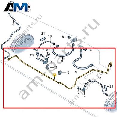 Тормозная трубка к тормозному шлангу Volkswagen id-Buzz 2023-2024 1N3614781Купить тормозную трубку к тормозному шлангу 1N3614781 для Фольксваген id-Buzz 2023-2024- минимальная цена