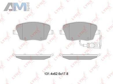 Колодки тормозные передние LYNX для Mk2 (2007-2014) BD-8041