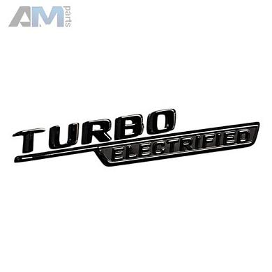 Эмблема крыла черная TURBO ELECTRIFIED левая сторона Mercedes C W206 (2021-2024) A2068174800