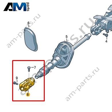 Шарнир VAG 1EC419755BКупить шарнир 1EC419755B для Фольксваген/Ауди/Шкода- минимальная цена