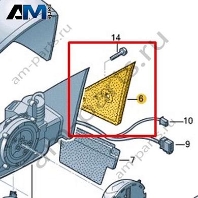 Шумоизоляция Volkswagen T-Roc Cabrio 2020-2024 2GC857933Купить шумоизоляцию 2GC857933 для Фольксваген Т-рок Кабриолет 2020-2024 по минимальной цене