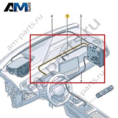 Кабель для передачи данных Volkswagen id3 2020-2024 1EA971650Купить кабель для передачи данных 1EA971650 на Фольксваген id3 2020-2024- выгодные цены