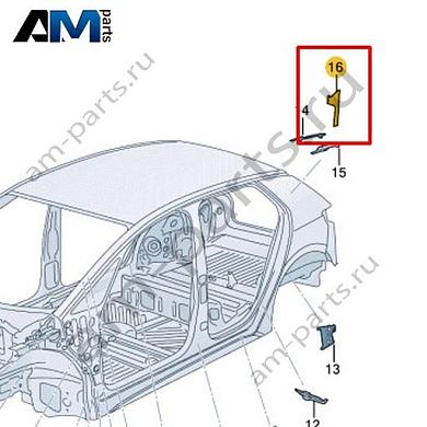 Часть стойки С Volkswagen id3 2020-2024 10A864637BКупить часть стойки С 10A864637B на Фольксваген id3 2020-2024- минимальная цена