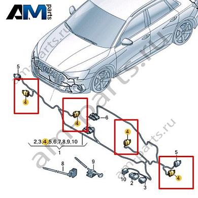 Разъем для плоских клемм Volkswagen id3 2020-2024 1EA973703DКупить разъем для плоских клемм 1EA973703D Фольксваген id3 2020-2024- гарантия наличия