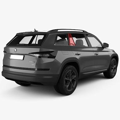 Стекло заднее правое (треугольное) на Kodiaq 565845214B