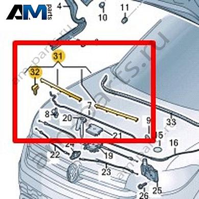 Уплотнитель капота спереди Volkswagen T-Roc Cross 2019-2024 2GM823707AКупить уплотнитель капота спереди 2GM823707A Фольксваген Т-рок Кросс 2019-2024- гарантия наличия