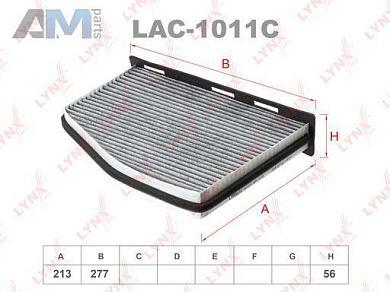 Фильтр салонный угольный LYNX для Scirocco 2.0 TDI CBDB/CBBB (140/170 л.с.) LAC-1011C