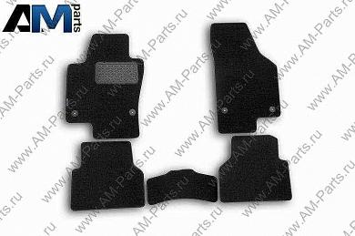 Коврики в салон текстильные на Touareg 7P рестайлинг (Black) 7P1061270WGK